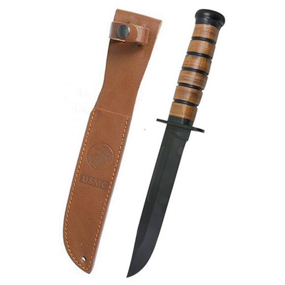 Picture of USMC COMBAT KNIFE WITH LEATHER